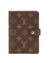 Louis Vuitton Small Agenda Cover, &pound;220, Accessories, Brown, Coated Canvas, Front view